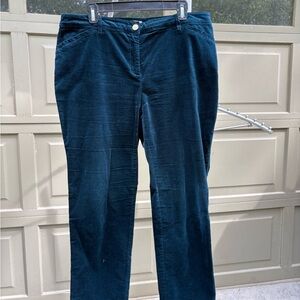 Women's Teal Corduroy Pants